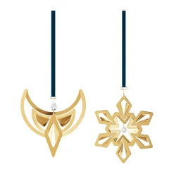 2024 Christmas ornament 2 pieces, Palladium-plated