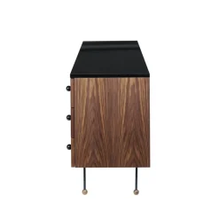 62 Dresser, American walnut, 6 drawers