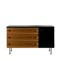 62 Dresser, American walnut, 3 drawers