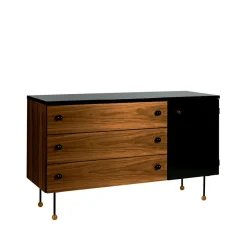 62 Dresser, American walnut, 3 drawers