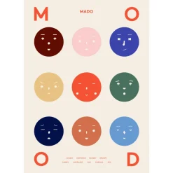 9 Moods poster, 70x100 cm