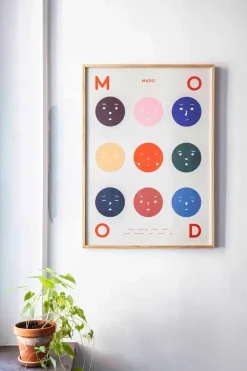 9 Moods poster, 70x100 cm