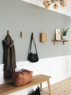 A Light Shelf wall shelf 90x21x35 cm, Oak