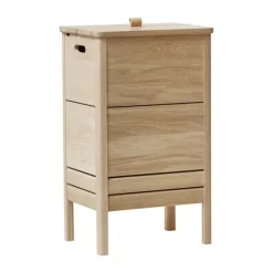 A Line laundry basket, White oak