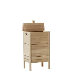 A Line laundry basket, White oak
