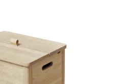 A Line laundry basket, White oak