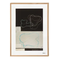 Aalto art Sketch black poster, 50x70 cm