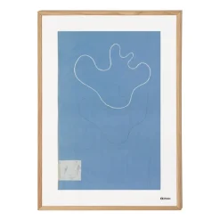 Aalto art Sketch blue poster, 50x70 cm