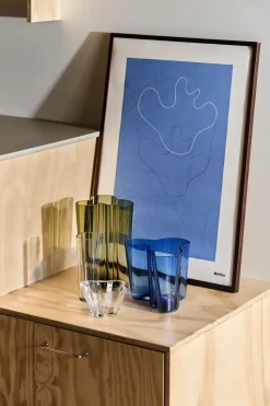 Aalto art Sketch blue poster, 50x70 cm