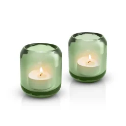 Acorn tealight holder 2 pack, Pine