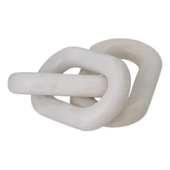 Adee decoration 13 cm, White