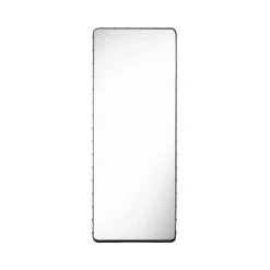 Adnet rectangular mirror, Black, large