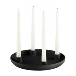 ADVENT candlestick Ø27 cm, Black