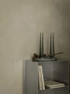 ADVENT candlestick Ø27 cm, Duck green