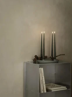 ADVENT candlestick Ø27 cm, Duck green