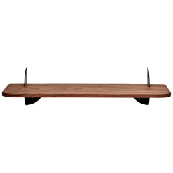 Aedes shelf 50 cm, wallnut-black