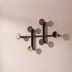 Afteroom coat hanger, black-brass