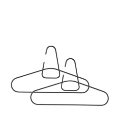 A-Hanger, Black, 2-pack