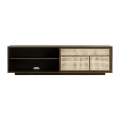 Air side table low, Dark oak