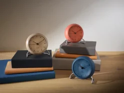 AJ City Hall table clock, sandy beige