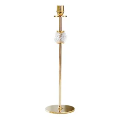 Alba candle sticks 40 cm, Solid brass and glass