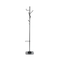 Alfred hanger with umbrella holder, Anthracite