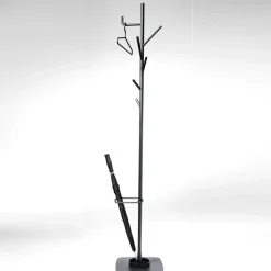 Alfred hanger with umbrella holder, Light grey