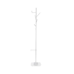 Alfred hanger with umbrella holder, White
