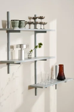 A-Light Shelf wall shelf Special Edition, Grey blue 90x21x35 cm