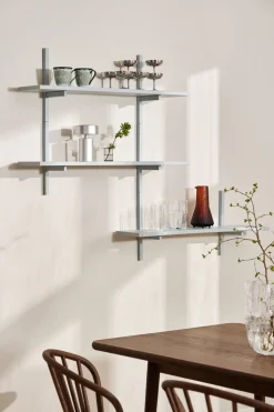 A-Light Shelf wall shelf Special Edition, Grey blue 90x21x35 cm