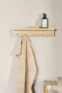 Alley coat rack with shelf, Birch