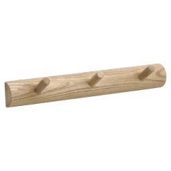 Allsarp hook rack 3 hooks, Oak