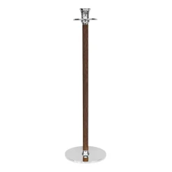 Alto Basso candle sticks, Nickel-plated brass