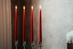 Alto candle sticks, Nickel-plated brass