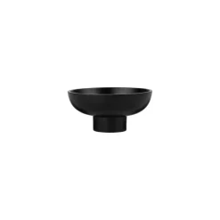 Alumina Tealight candle holder Ø11 cm, Metal-black