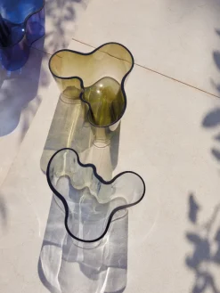 Alvar Aalto vase moss green, 160 mm