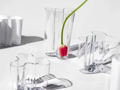 Alvar Aalto vase Savoy clear, 251 mm