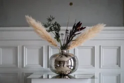 Amico vase Ø29 cm, Nickel-plated brass
