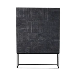 Ancestors Tabwa cabinet, Teak 3 doors-2 drawers 126x180