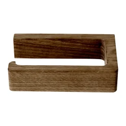 Andersen toilet paper holder, Dark Stain Matt Lacquer Ash