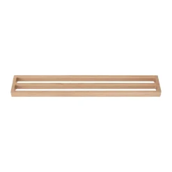 Andersen towel rack double 73,5 cm, Lacquered oak