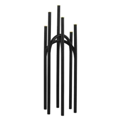 Angui candle stick 92 cm, Black-gold