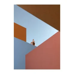 Angular Afternoon poster, 30x40 cm