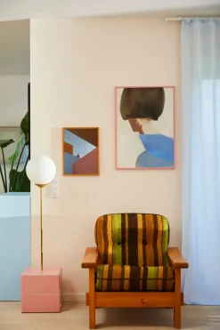 Angular Afternoon poster, 30x40 cm