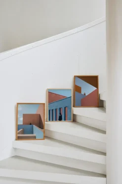 Angular Afternoon poster, 30x40 cm