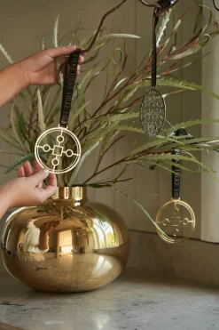 Anima Gemella 1 tree ornament, Brass
