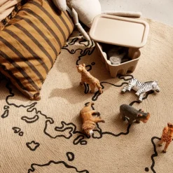 Animal wooden decoration, lion