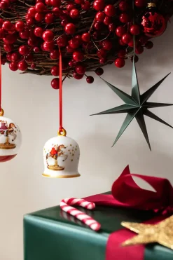Annual Christmas Edition bell, White-red