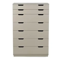 Aoko chest of 7 drawers, Beige