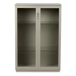 Aoko display cabinet 120 cm, Beige